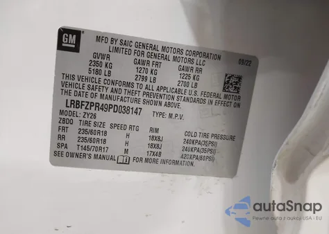 2023 Buick Envision Essence Awd z USA, uszkodzony, nr VIN LRBFZPR48PD018147